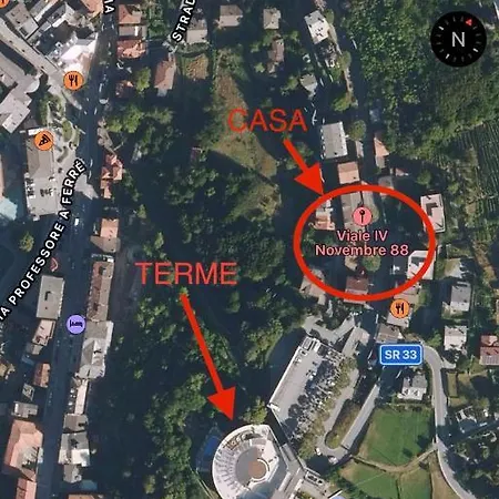 A 100M Dalle Terme, Luminoso Con Vista Montagne Διαμέρισμα Saint-Vincent